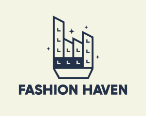 Mall - Industrial Factory bilding, logo design