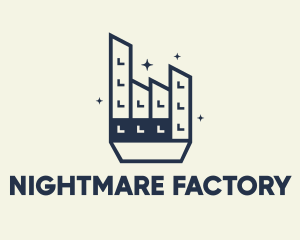 Industrial Factory bilding, logo design