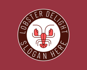 Lobster Food Buffet logo design