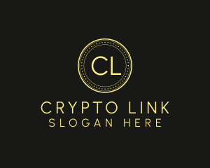 Crypto Coin Currency logo design