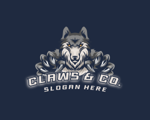 Wolf Claw Gaming logo design