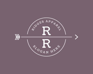 Apparel Hipster Boutique logo design