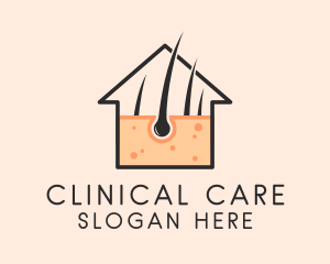 Dermatology Hair Clinic  logo design