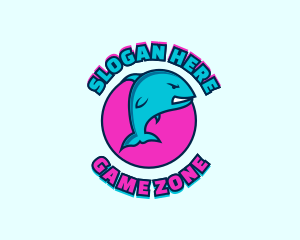 Whale Game Streamer logo design