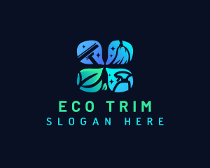 Eco Cleaning Tools logo design