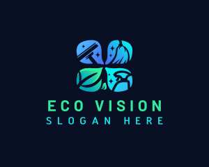 Eco Cleaning Tools logo design