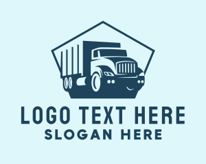 Cargo Transportation Truck Logo