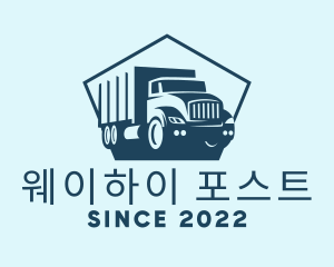 Cargo Transportation Truck logo design