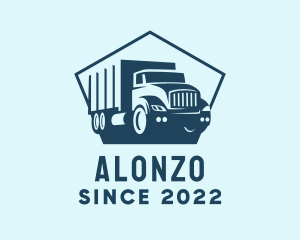 Cargo Transportation Truck logo design