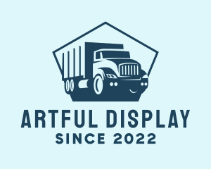 Cargo Transportation Truck logo design