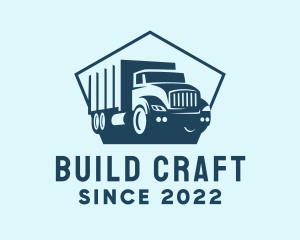 Cargo Transportation Truck logo design