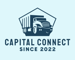 Cargo Transportation Truck logo design