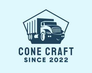 Cargo Transportation Truck logo design