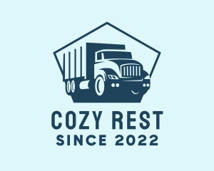 Cargo Transportation Truck logo design