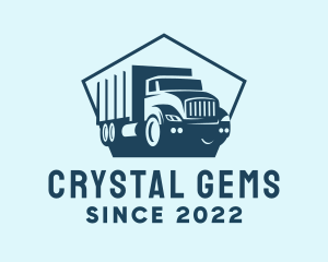 Cargo Transportation Truck logo design