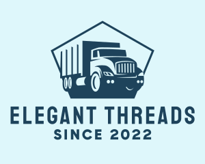 Cargo Transportation Truck logo design