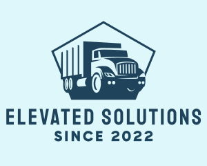 Cargo Transportation Truck logo design