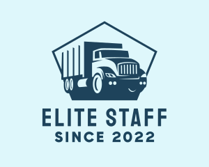 Cargo Transportation Truck logo design