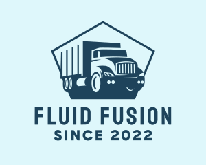 Cargo Transportation Truck logo design