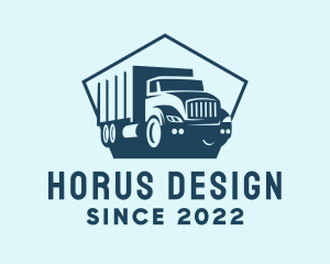 Cargo Transportation Truck logo design