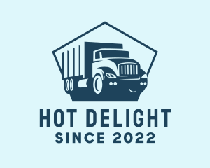 Cargo Transportation Truck logo design