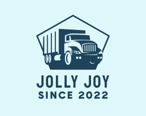 Cargo Transportation Truck logo design