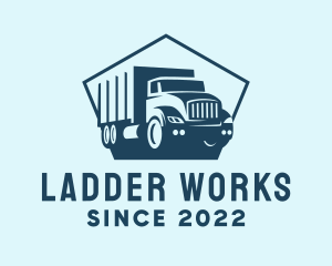 Cargo Transportation Truck logo design