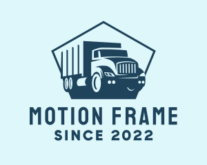 Cargo Transportation Truck logo design