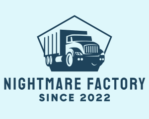 Cargo Transportation Truck logo design