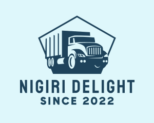 Cargo Transportation Truck logo design