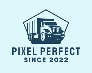 Cargo Transportation Truck logo design