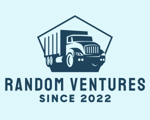 Cargo Transportation Truck logo design