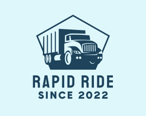 Cargo Transportation Truck logo design