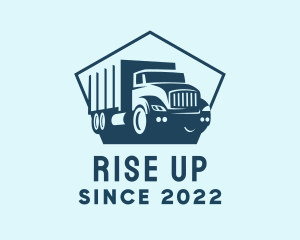 Cargo Transportation Truck logo design