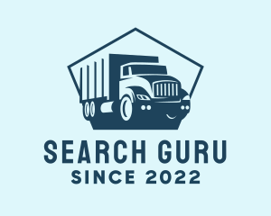 Cargo Transportation Truck logo design