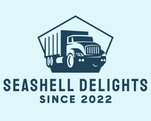 Cargo Transportation Truck logo design