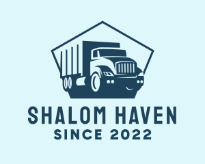 Cargo Transportation Truck logo design