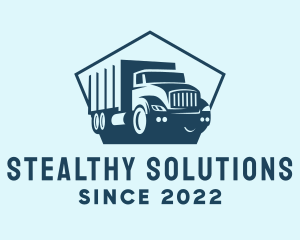 Cargo Transportation Truck logo design