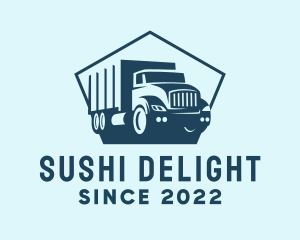 Cargo Transportation Truck logo design