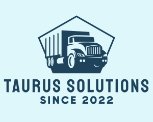 Cargo Transportation Truck logo design