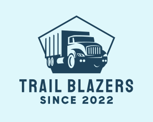 Cargo Transportation Truck logo design