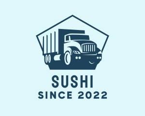 Cargo Transportation Truck logo design