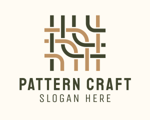 Traditional Weaving Pattern logo design