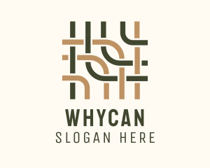 Artisanal - Traditional Weaving Pattern logo design