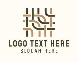 Traditional Weaving Pattern Logo