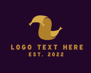 Weaving - Gold Carpet Souvenir logo design