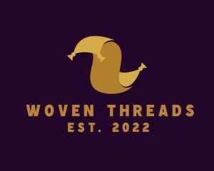 Woven - Gold Carpet Souvenir logo design