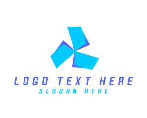 Marketing - Abstract Geometric Propeller logo design