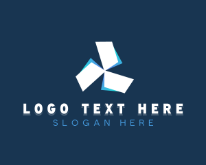 Abstract Geometric Propeller Logo