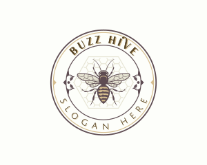 Bee Apothecary Beehive logo design